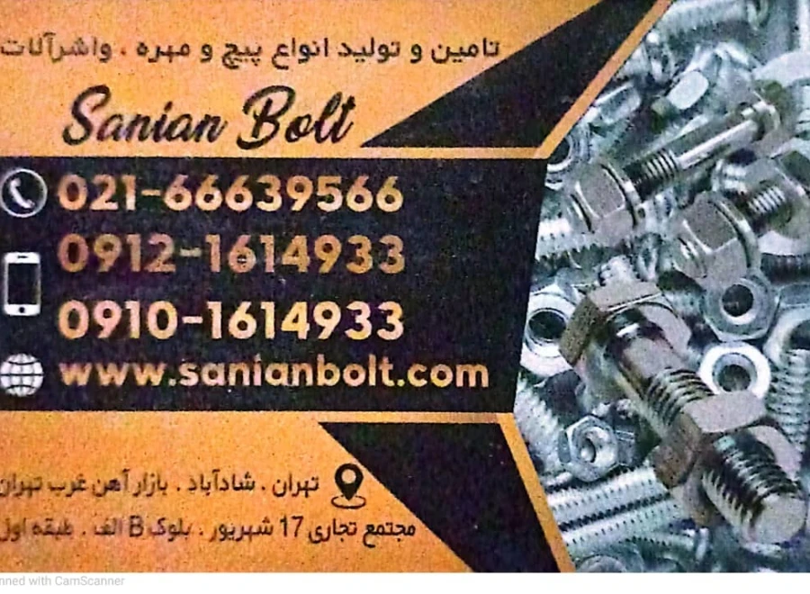 پیچ و مهره سانیان